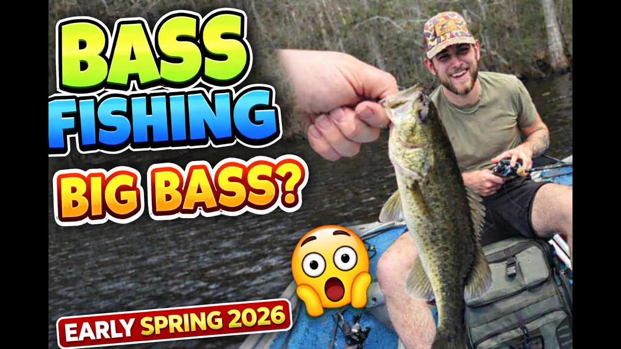 Bass fishing the Evans County PFA in early spring 2026
