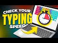 How Fast Are You At Typing and Is It Above Average?