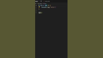 IIFE in JS | JS Interesting parts | Teaser #javascript #interviewprep  #javascripttutorial