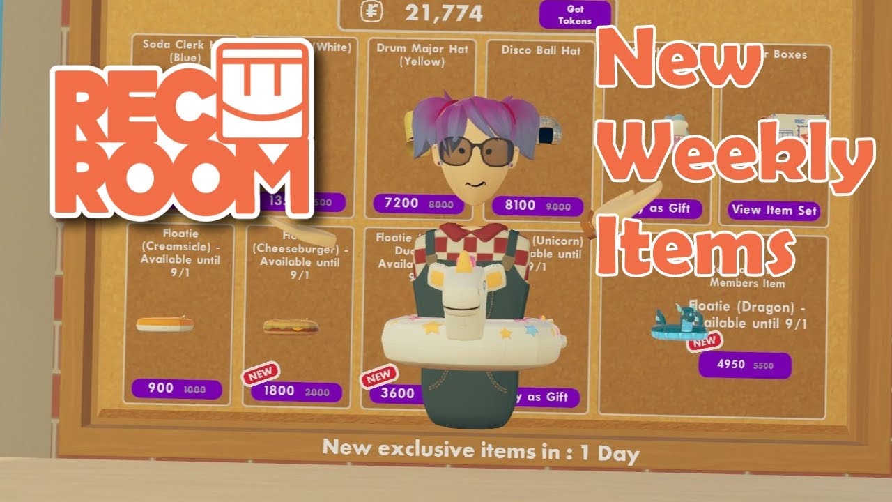 New Weekly Items in Rec Room 8/4/21 - YouTube
