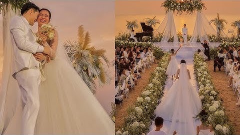 Khoảnh khắc "đẹp như mơ" trong lễ cưới Đông Nhi - Ông Cao Thắng