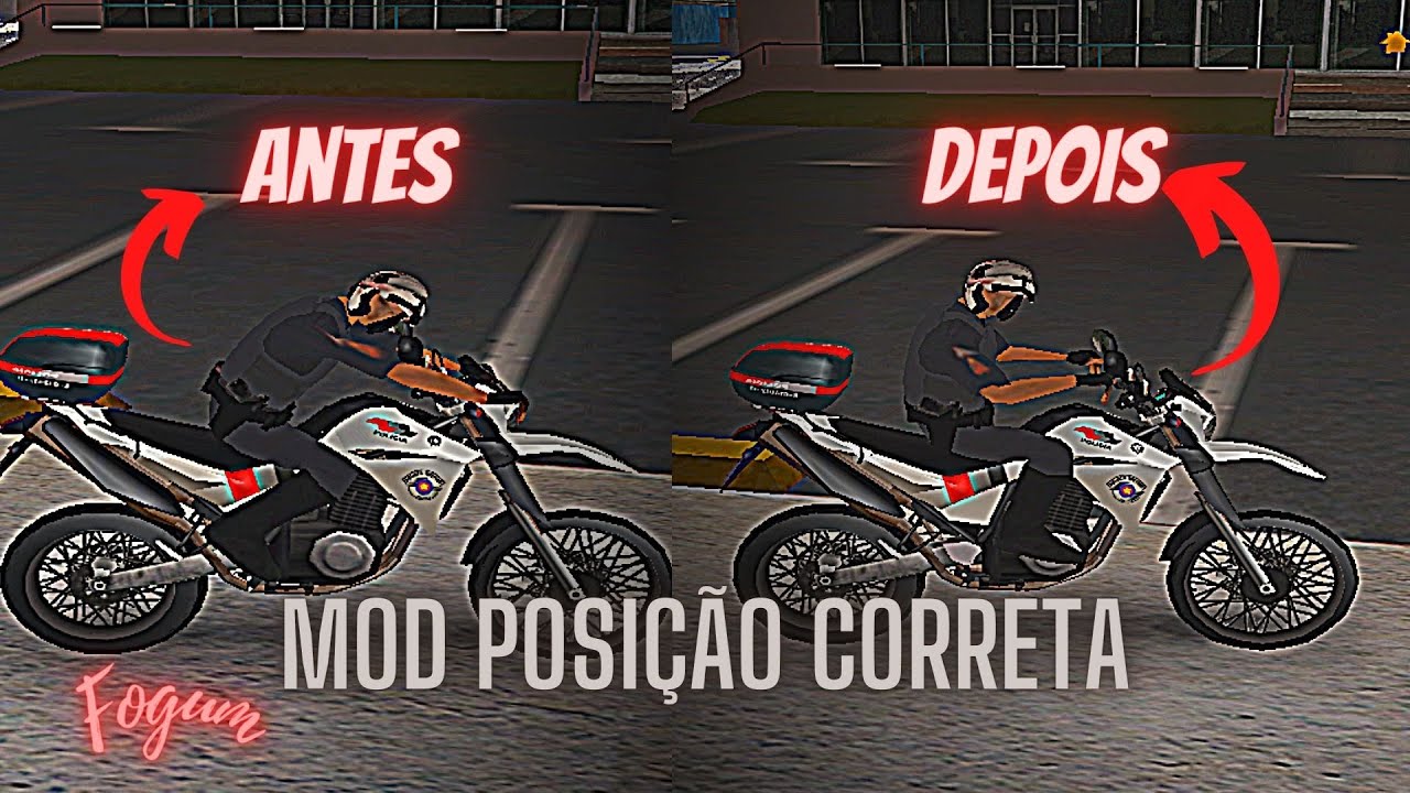 GTA SAN/SAMP MOD POSIÇÃO CORRETA DA MOTO (PC)!!!! - YouTube