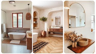 Modern Organic Bathroom Design to Create an Oasis in Your Home