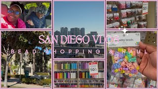 SAN DIEGO VLOG | HOBBY LOBBY VLOG & HAUL | JAYDAS BEAD BOUTIQUE 💚✨