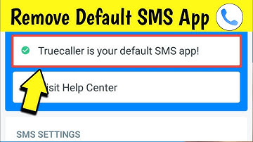 How To Remove Truecaller As Default Sms App | Sand And Receive Message On Trucaller