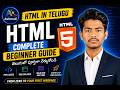 HTML Full Course for Beginners in Telugu | Learn HTML Step by Step | PART: 1