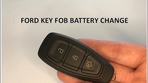 Ford Kuga Puma Key Fob Battery Replacement