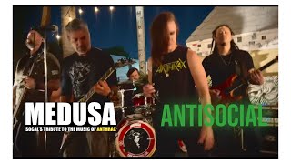 Medusa (tribute to the music of Anthrax) performing Antisocial live at the Doll Hut 4/20/24