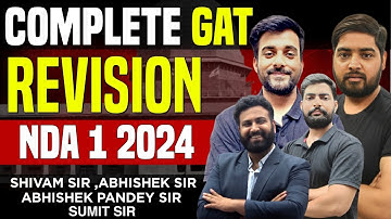 Complete NDA General Science Revision In One Shot | GAT For NDA | Target - NDA 1 2024 | LWS