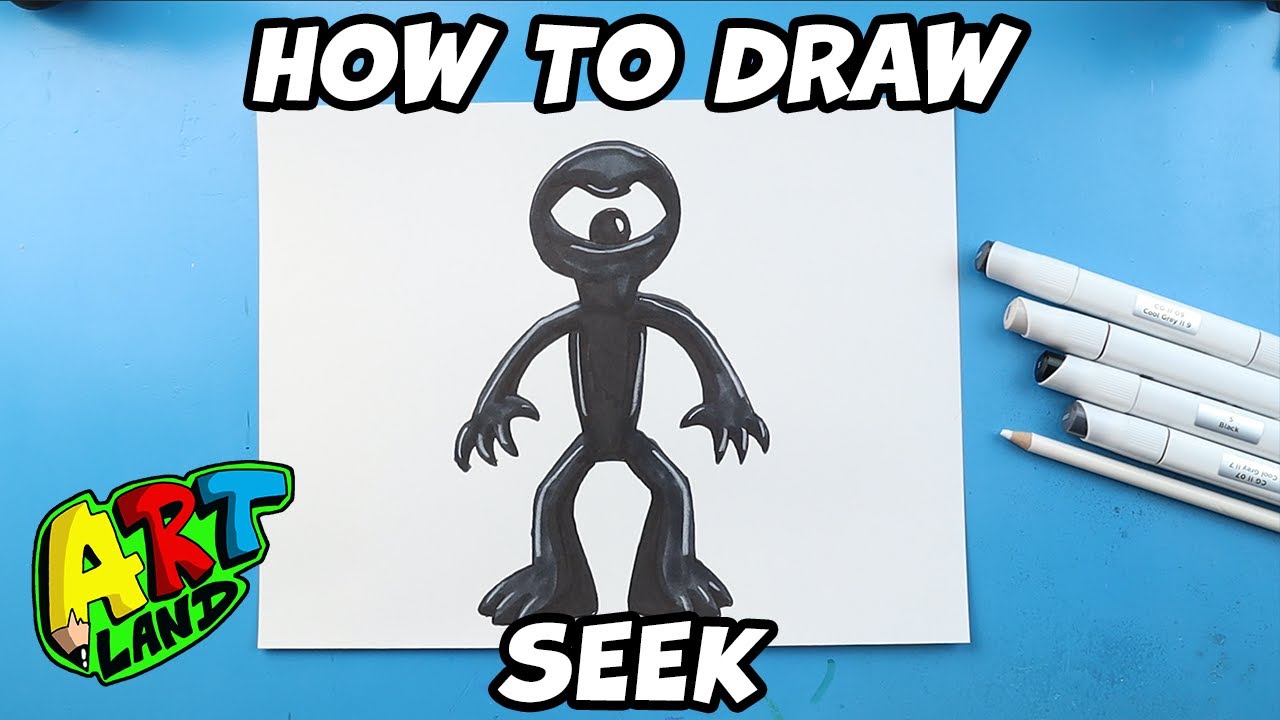 How to Draw Seek From Roblox DOORS #howto #drawing #roblox