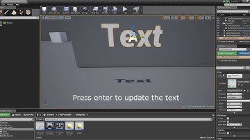 Unreal Engine 4 - Text Render Actor (HD)