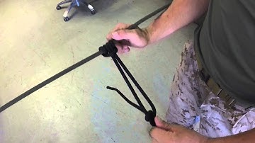 How to tie an End of the line Prusick