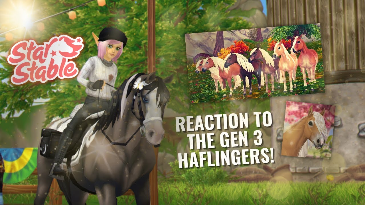 🐎GEN 3 HAFLINGER REACTION! With Star Stable's Teaser Video! - Ivy Loudfeather