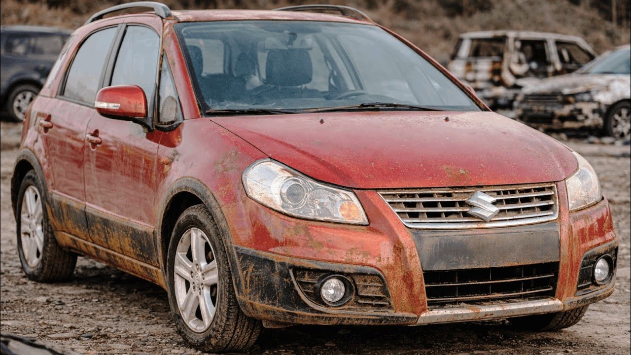 Wrecked Suzuki SX4 Restoration | Full Compact Car Rebuild Project