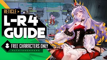 L-R4 RETICLE 4 - Path to Nowhere Guide F2P Characters