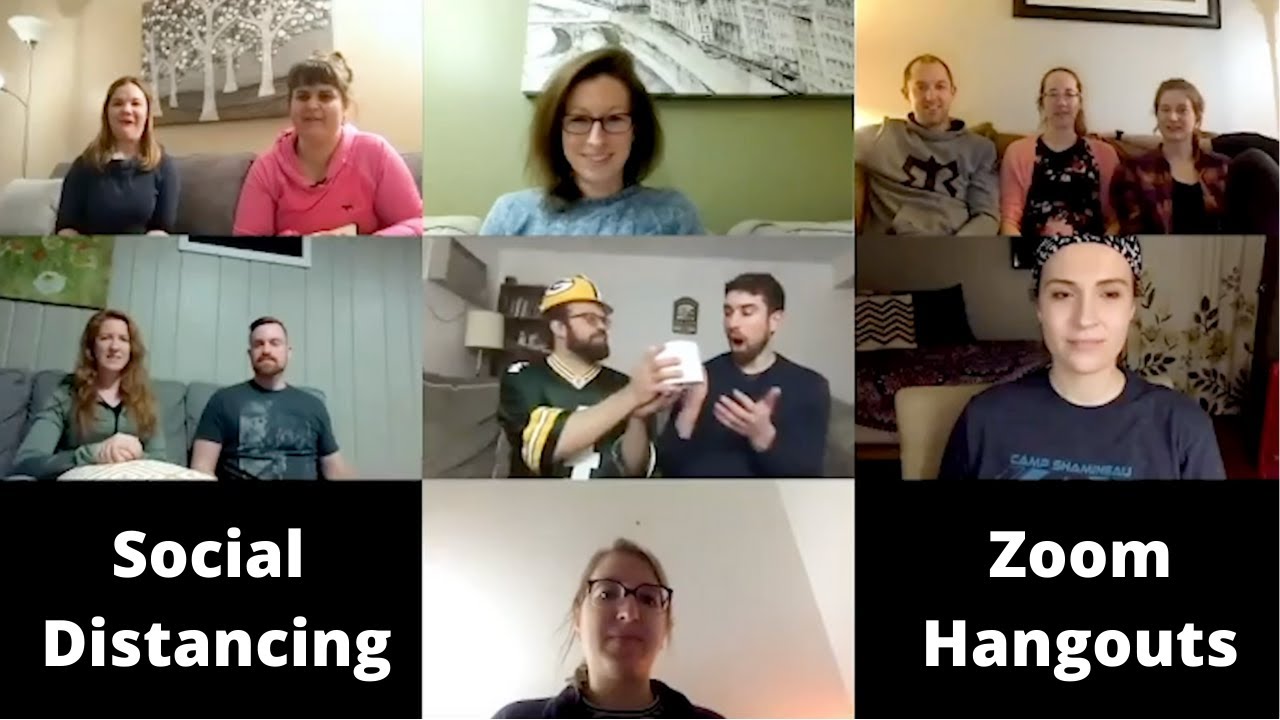 Social Distancing Creative Zoom Hangouts