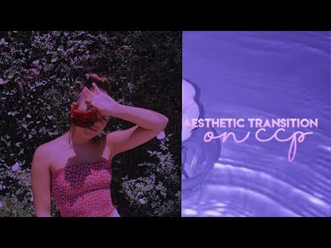 Aesthetic transition on cute cut pro! 💜🍇