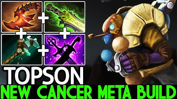 TOPSON [Tinker] New Cancer Meta Build Overwhelming Blink Dota 2