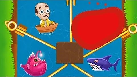 save daddy gameing //fishdome waterpuzzle//pull the pin gameplay// Android iOS game