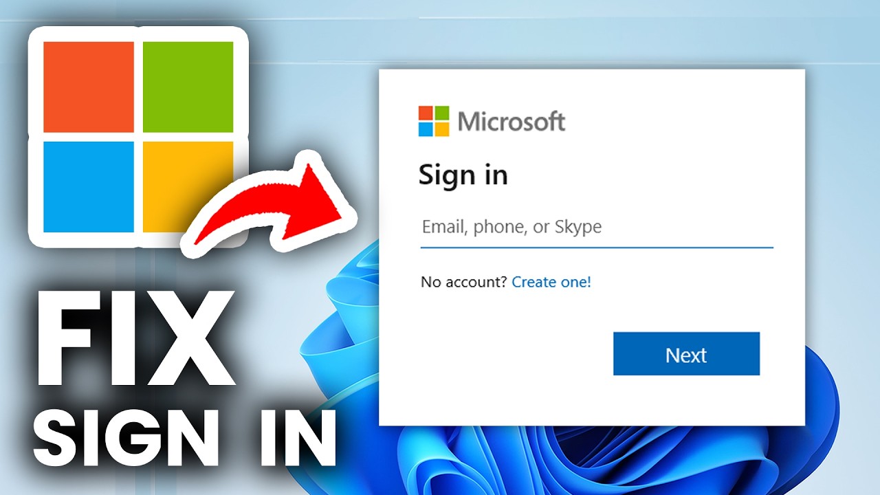 How To Fix Microsoft Account Sign In Problems - Step By Step - YouTube