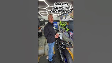 How to Clear the Check Engine Light 2024 Yamaha MT09 and MT-09 SP