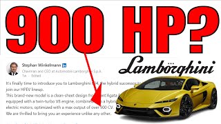Lamborghini Huracan Successor Could Make 900 Horsepower