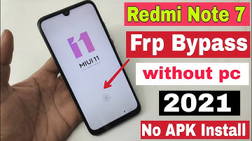 Redmi Note 7 FRP Unlock 2021 \ (M1901F7I) Google Account Bypass Without Pc / No APK Install 100% Ok