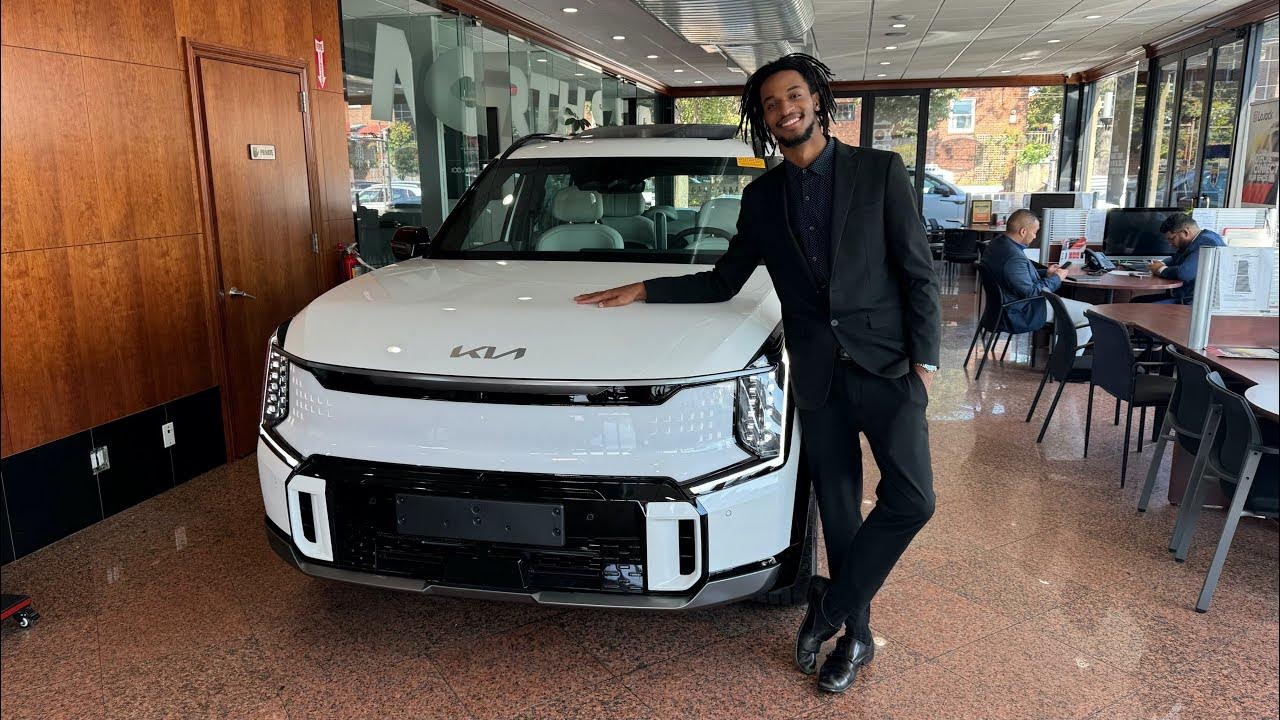 FIRST LOOK! 2024 EV9 GTLine Northstar Kia Long Island City Astoria