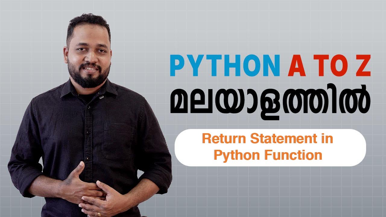 #21.Return Statement In Python Function | Python Malayalam Tutorial ...