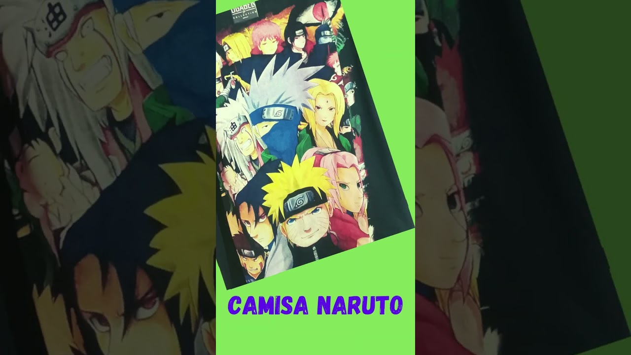 Camiseta Personagens de Vários Tipos - NARUTO - Masculina - OGABEL  22/23 