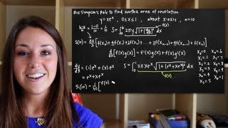 Famous Surface area of revolution - simpson's rule (KristaKingMath) Wealth
