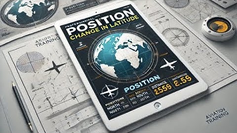 ATPL General Navigation 061 - Ep.05: Position - Change in Latitude | ATPL Training | ATPL Exams