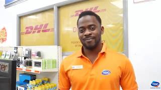 DHL Document Drop Off Counter at TDC Business Centre