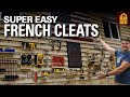 French Cleats: Simple &amp; Modular Wall Mounted Tool Storage