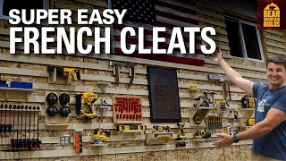 French Cleats: Simple & Modular Wall Mounted Tool Storage