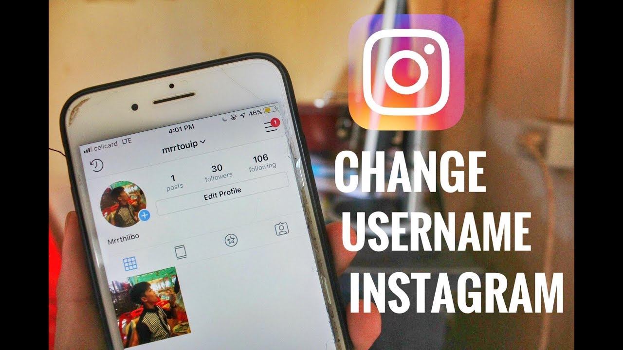 How To Change Instagram Username Easy and fast - YouTube