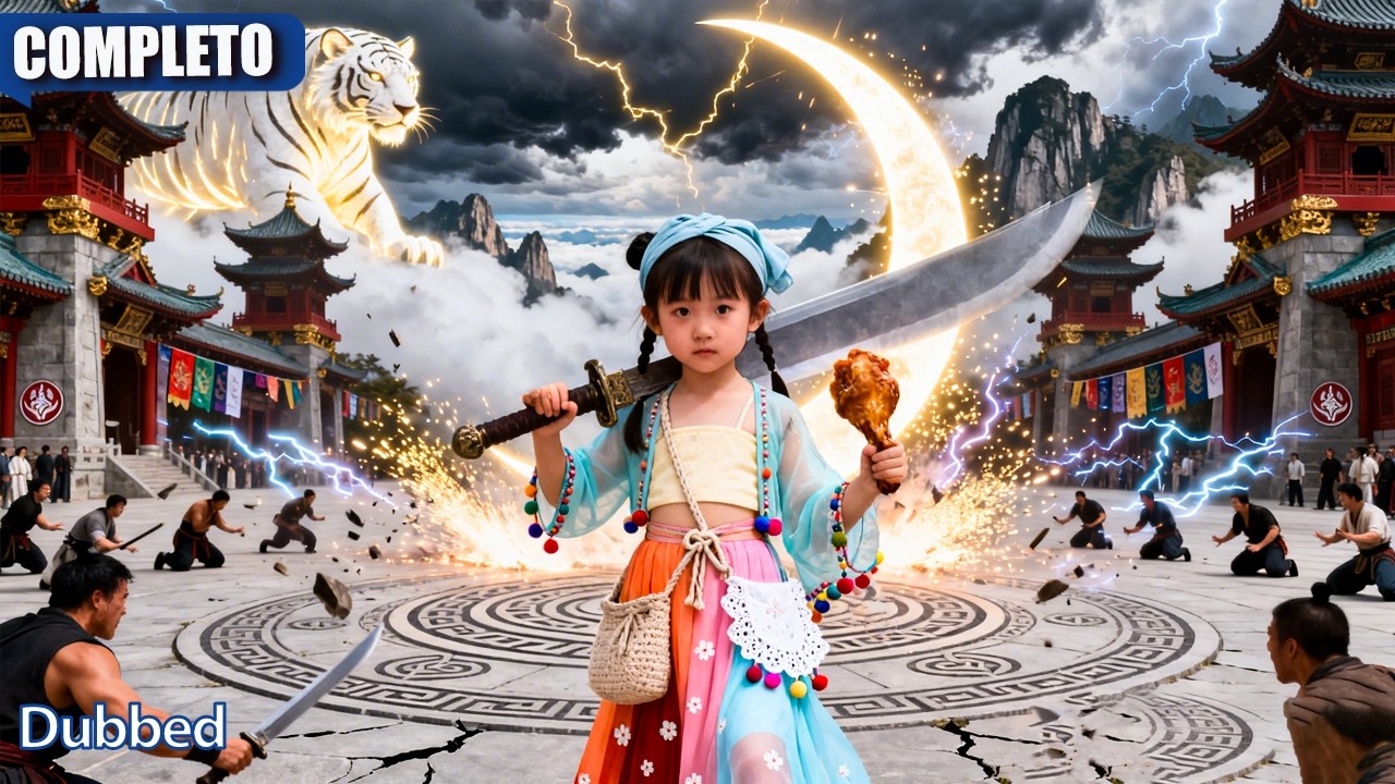 Golpean a su padre… la niña de 6 años se mueve una vez y derrota a todos los maestros