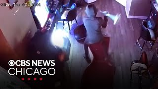 Surveillance video captures thieves breaking into Chicago Lawn smoke shop