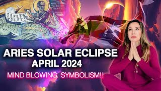 ALERT! Aries SOLAR ECLIPSE, April 2024. The Astrology Symbolism is MIND BLOWING and Biblical!