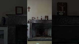 Exploring a Vintage Fireplace Setup  #abandonedhouses #abandoned #abandonedbuilding #haunted