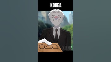 SQUID GAME BUT MADE IN USA🤯 #countryhumans #xane #squidgame