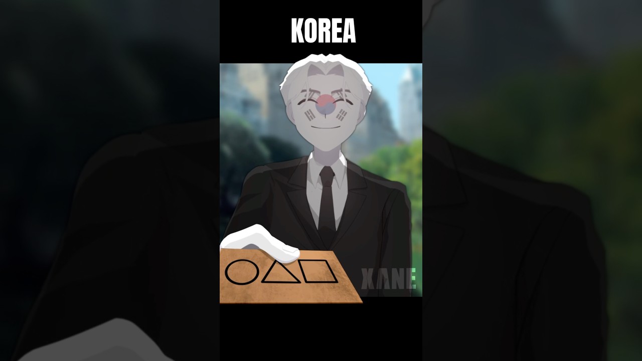 ⁣SQUID GAME BUT MADE IN USA🤯 #countryhumans #xane #squidgame