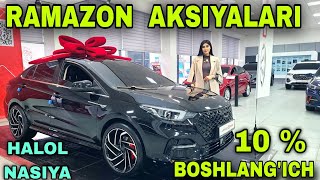 Chery Buxaradan Ramazon Oyiga Mega Yangilik Halol Nasiya Rasrochka Kredit Boshlang'ich 0%Foiz blan