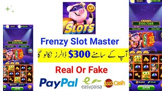 Frenzy Slots real money $300 PayPal Live Withdrawal || How To Make Money Online | Earning App Review screenshot 5