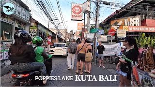 Poppies Lane Kuta Bali Latest Situation | Walking Tour Bali Update Today 2025