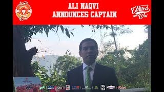 Ali Naqvi Announces Islamabad United's Captain