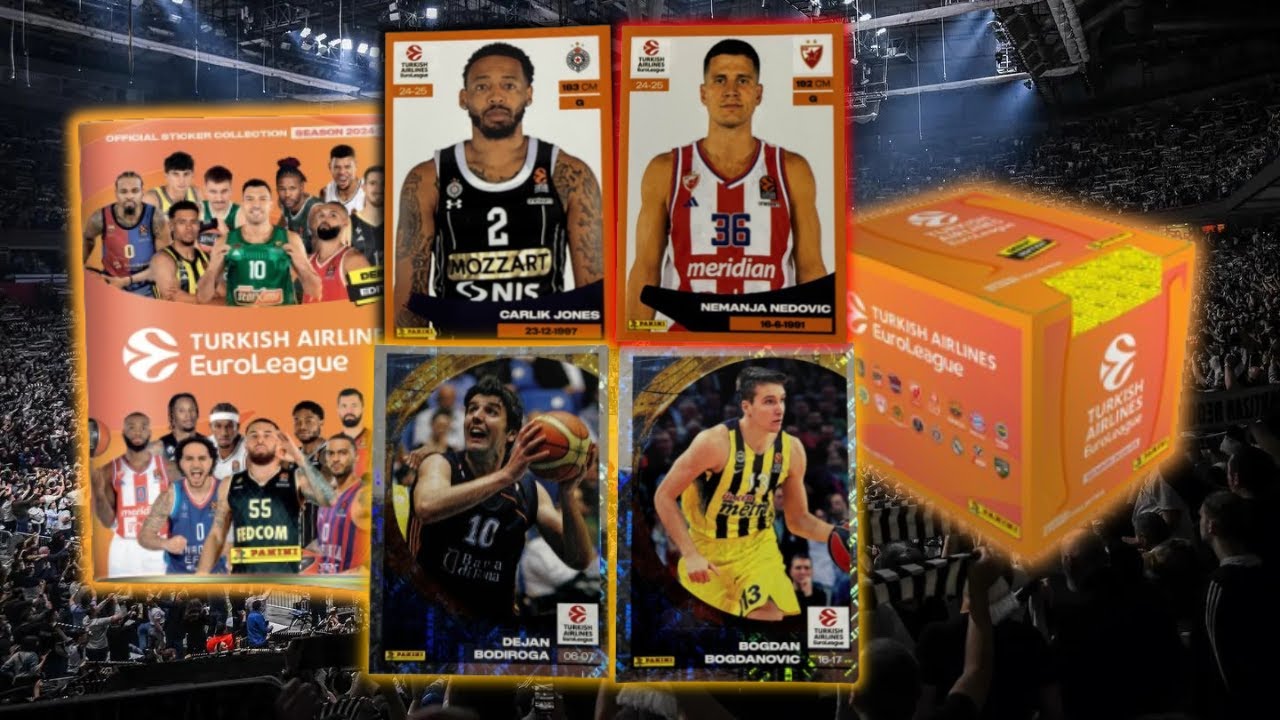 OTVARAM KUTIJU NOVIH EUROLEAGUE SLICICA! *preko 250 slicica* PART 1