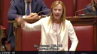 Giorgia Meloni a Conte: 