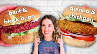 2 Healthy PlantBased Burgers YOU Can Make This Week