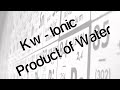 Kw - Ionic product of water image
